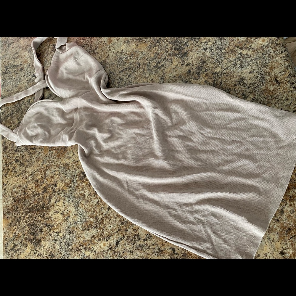 Tan body con dress